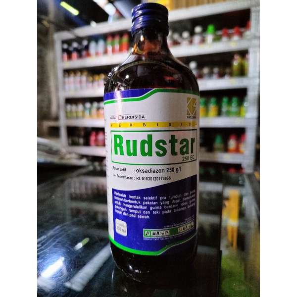 RUDSTAR 250EC 500ml Herbisida pengendali Gulma pada tanaman padi dan bawang merah.