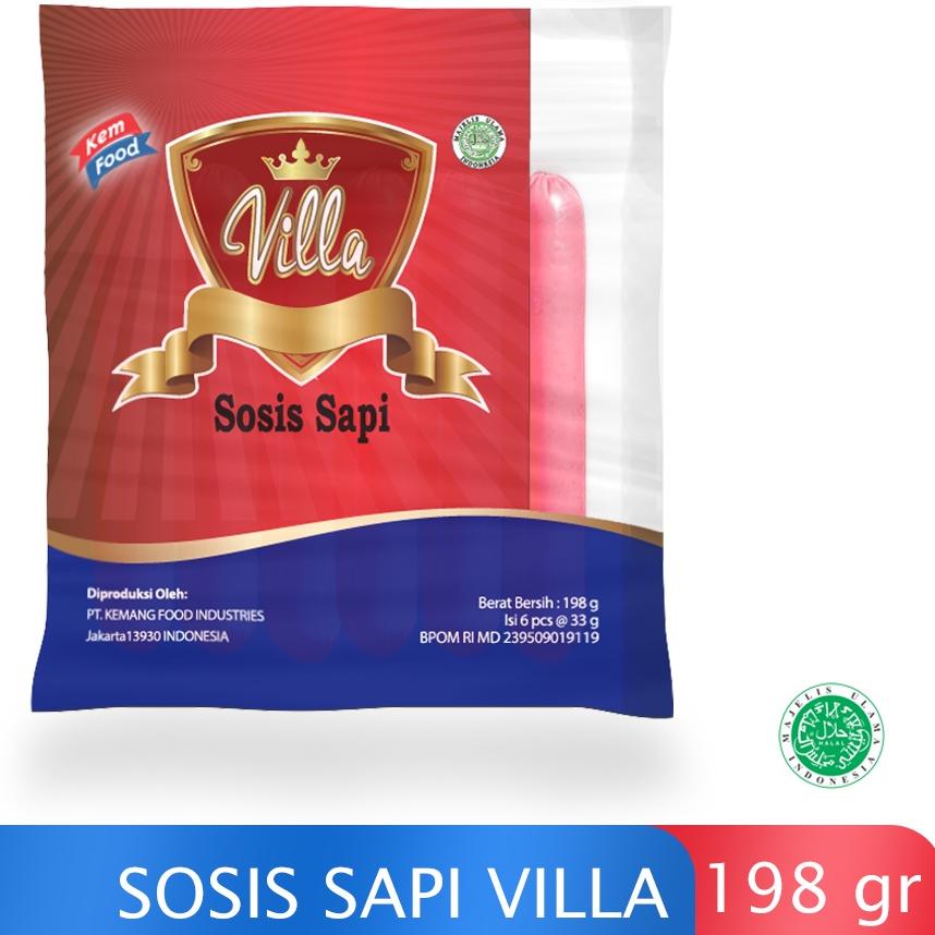 

MALL Villa Beef Sausages - Sosis Sapi Isi 6 Pcs - 198 gr !!