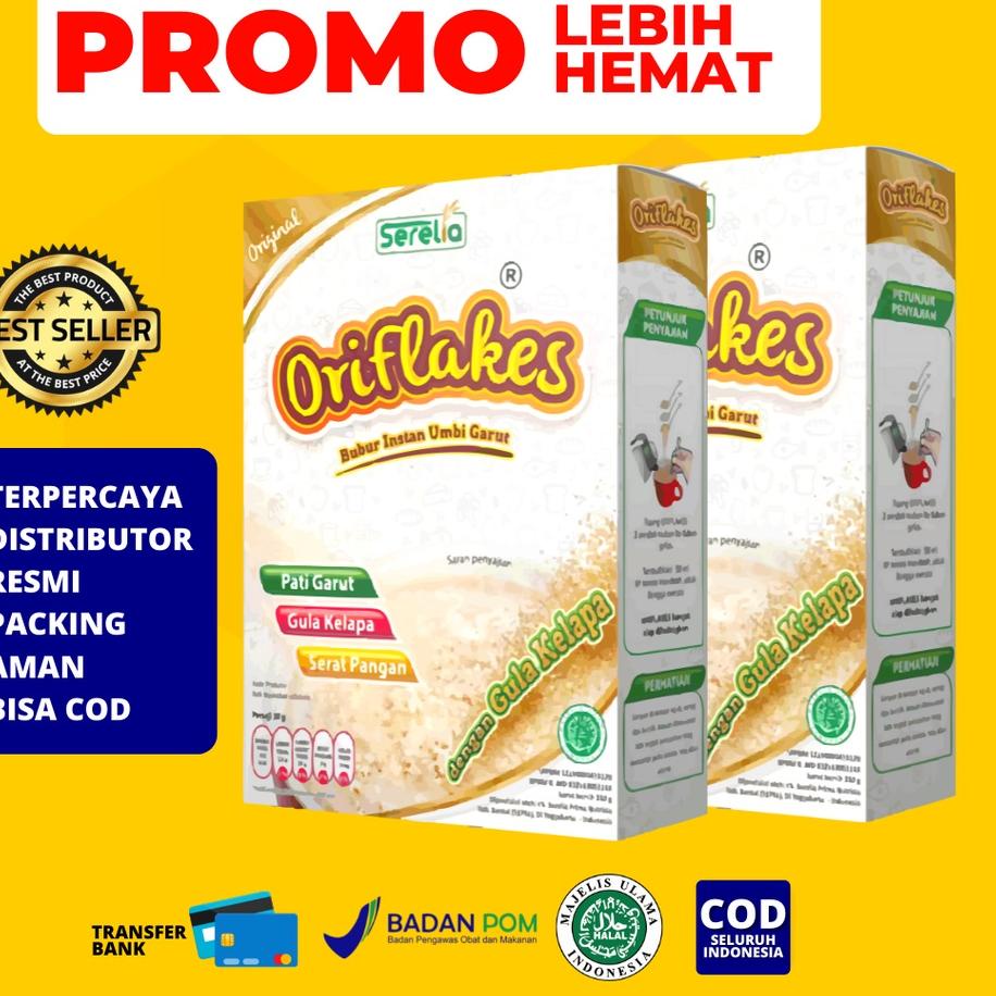 

➱ ORIFLAKES ORIGINAL Sereal Umbi Garut 350gram ➼