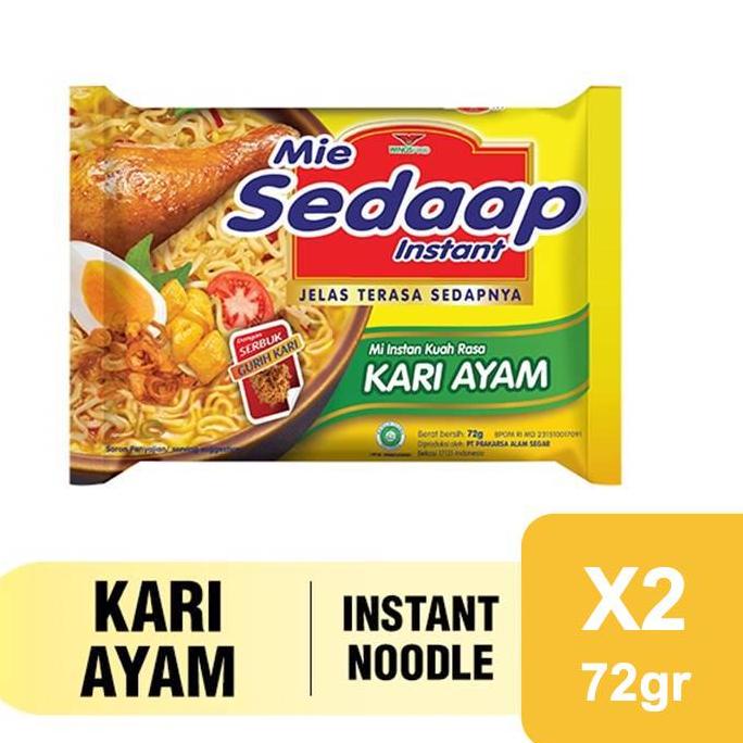 

Z79 Mie Sedaap Instan Kuah Kari Ayam 72 gr x 2 NEW PRODUCT ☚