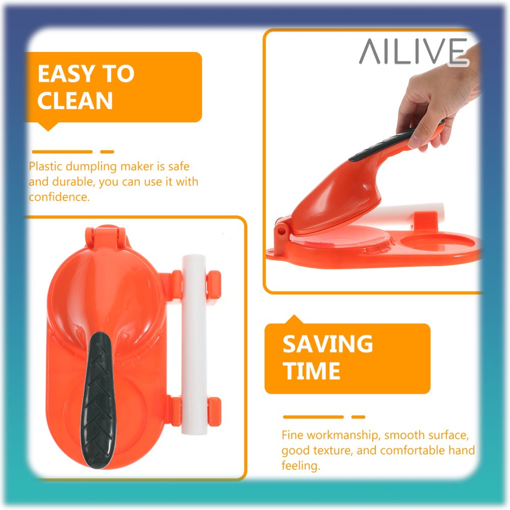 Cetakan Pangsit 3in1 Alat Press Dumpling Cetakan Adonan Pangsit Manual Handmade Pangsit Dimsum Dumpling
