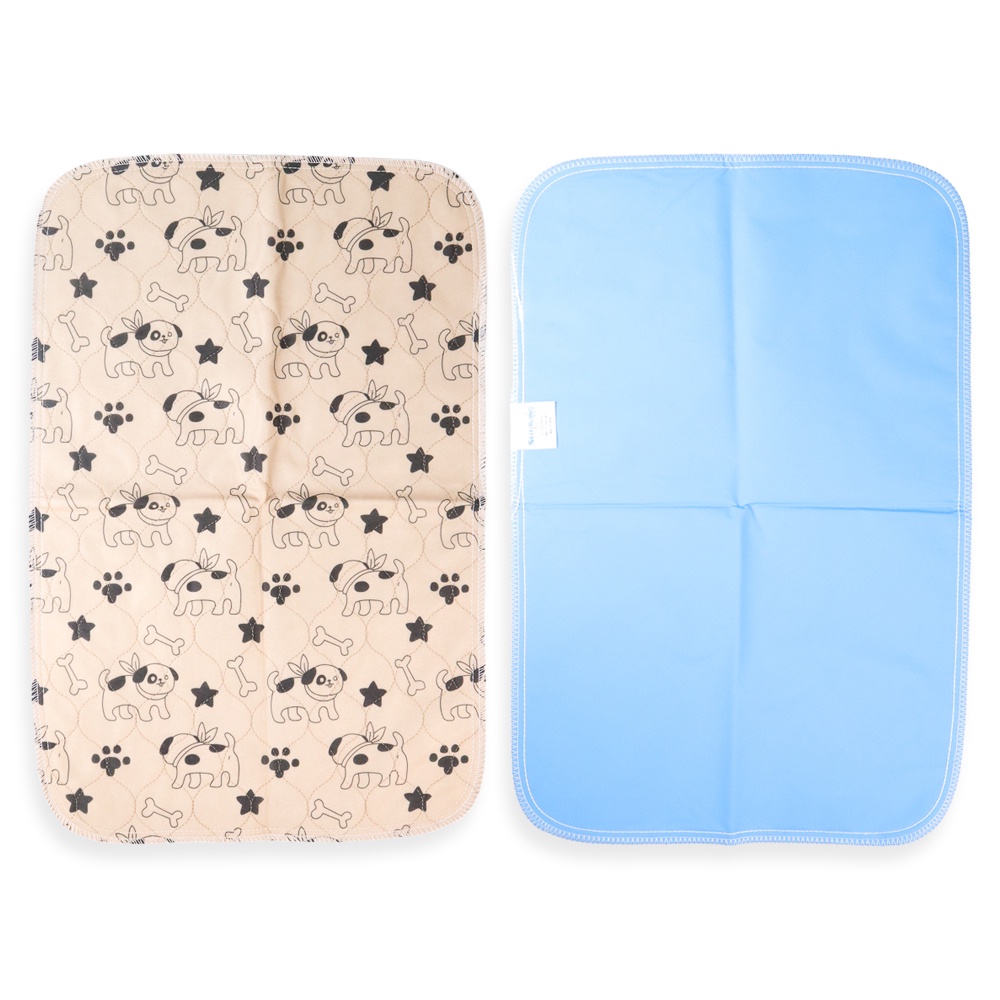 Gs8 SELFAIDING Karpet Matras Tempat Makan Hewan Peliharaan Pet Food Mat - CFB34 - Coffee Or-i