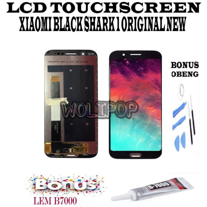 PAKET HEMAT BANYAK BONUS LCD TOUCHSCREEN XIAOMI BLACK SHARK 1 ORIGINAL Limited