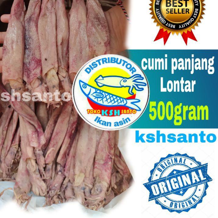 

✦ ikan asin cumi panjang-500gram ☺