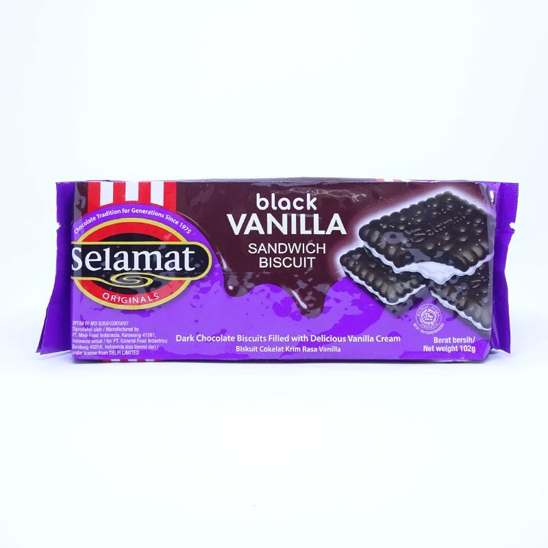 SELAMAT BISCUIT BLACK VANILLA 102GR