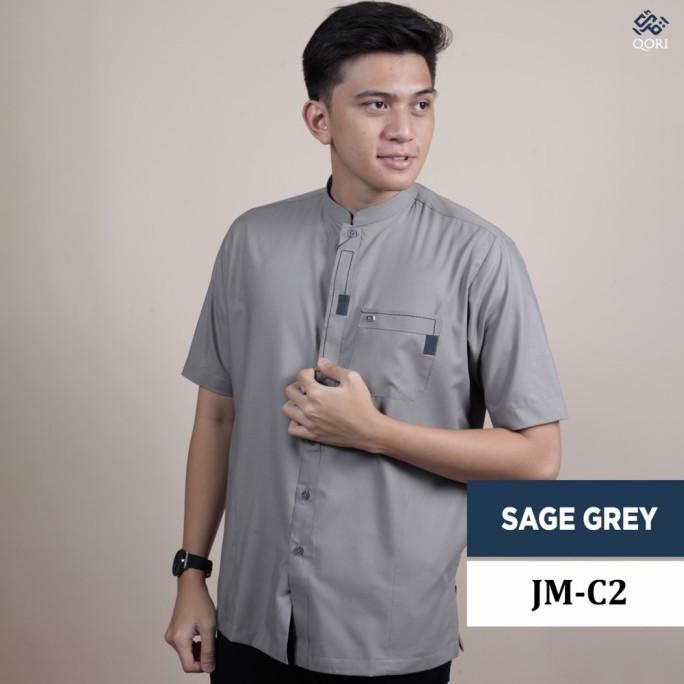 Qori Apparel Baju Koko Casual Jamal (Lengan Pendek)