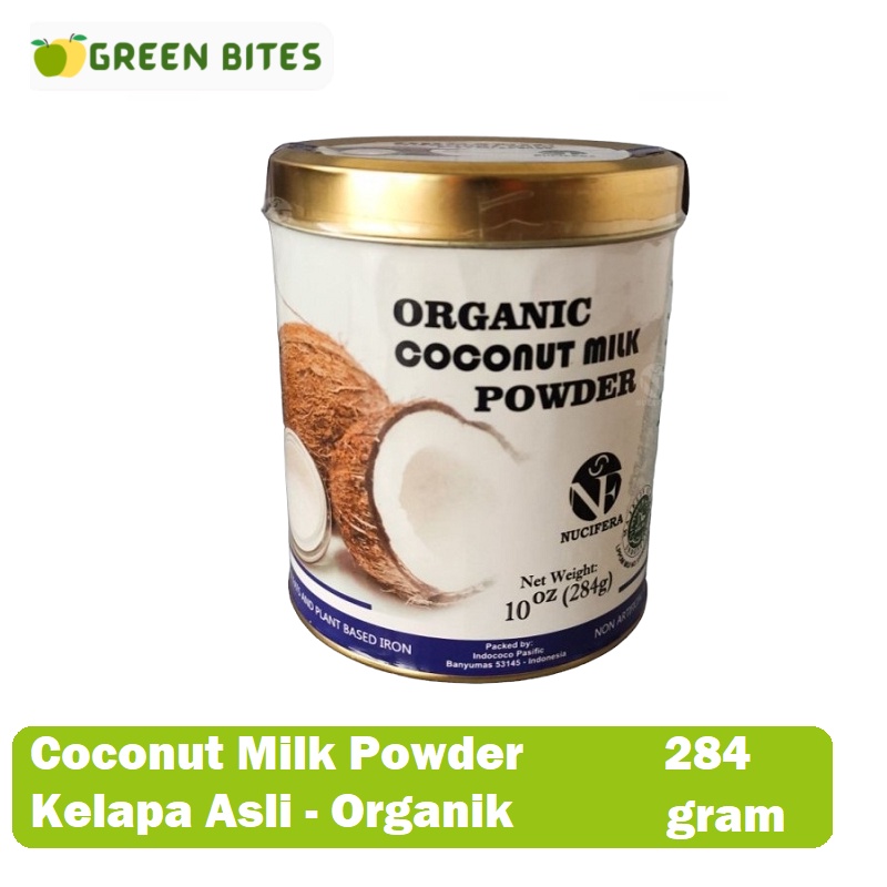 

Nucifera - Coconut Milk Powder Santan Kelapa Organik 284gr -Toples