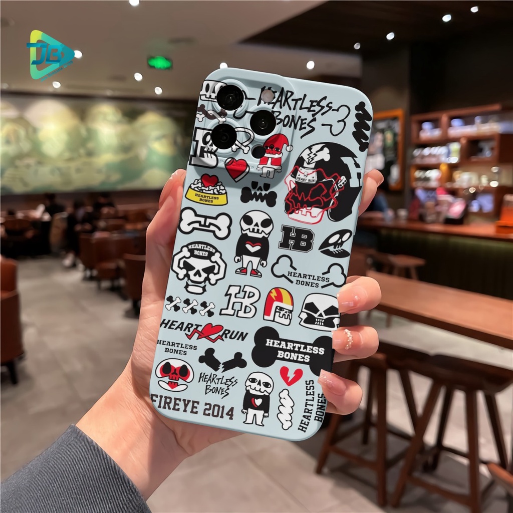 CUSTOM CASE SOFTCASE SILIKON PROCAMERA BONES CUSTOM IPHONE 6 6S 7 7+ 8 8+ X XS MAX 11 12 13 14 PRO MAX JB7244