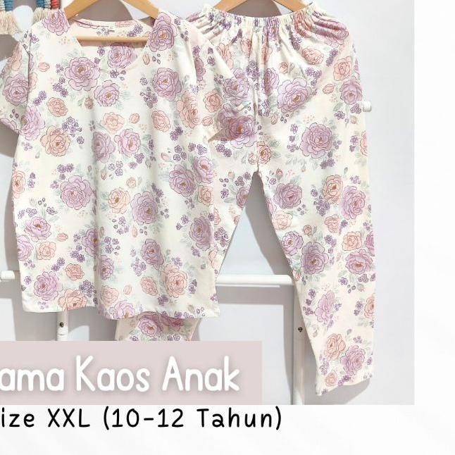 ™ Piyama anak kaos size XXL / Baju tidur anak kaos/ Setelan anak bahan kaos /piyama anak Tanggung / 