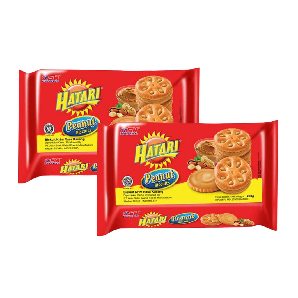 HATARI PEANUT BISCUITS 225g / BISKUIT