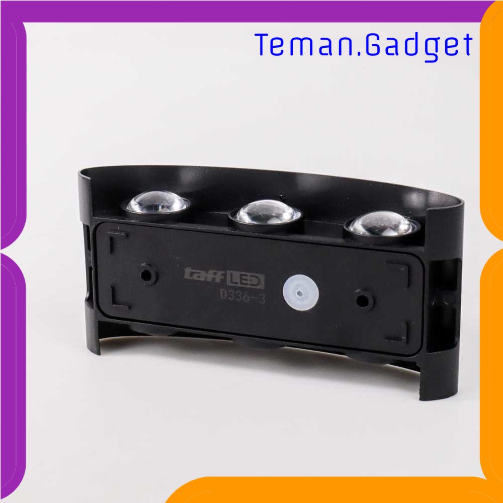 TG-LMP TaffLED Lampu Dinding Hias Outdoor Modern Aluminium 6W 6LED Warm White - D336-3