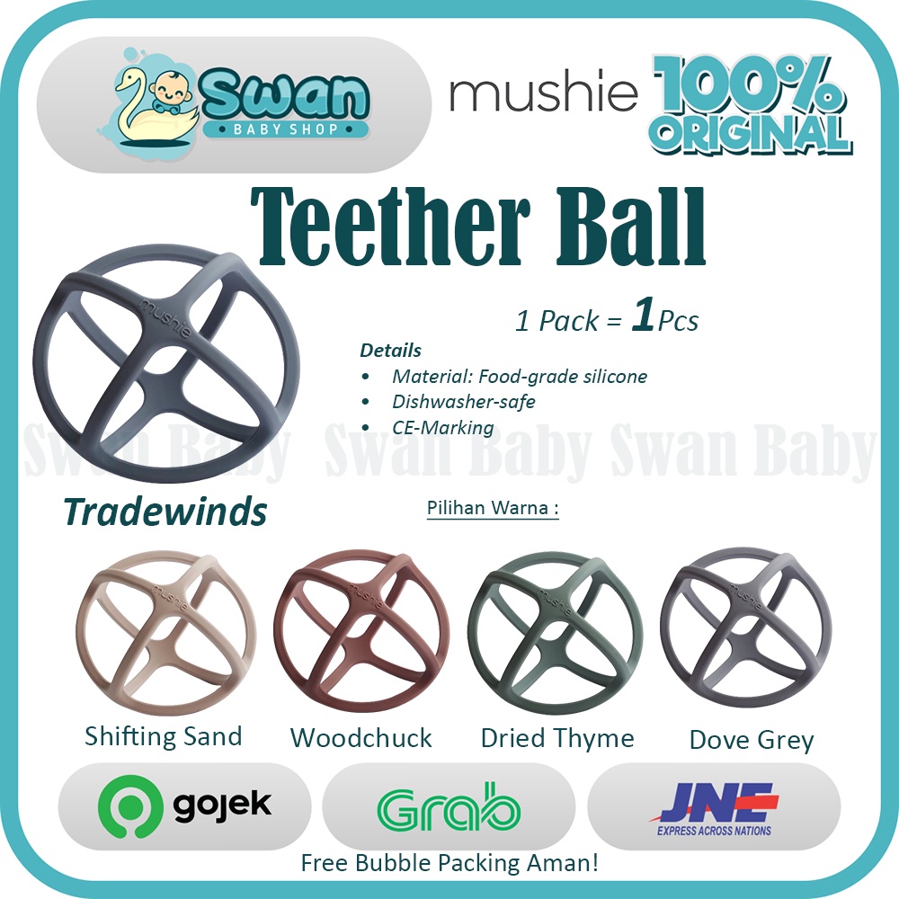 Mushie Teether Ball / Gigitan Anak Bayi