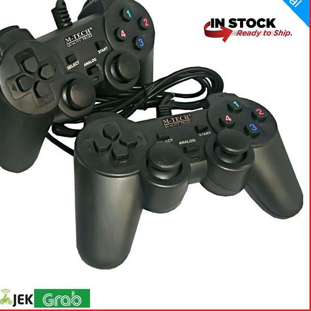➫ Gamepad Double Getar Black - Stick PC Laptop - Joystick PC Laptop Usb ♧