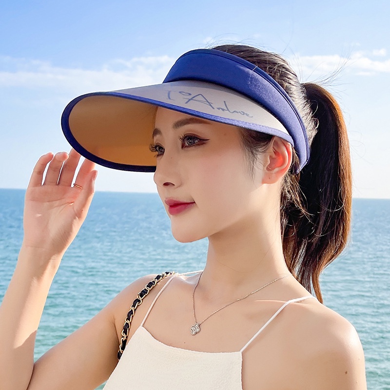 Tanpa Kepala anti-ultraviolet Pantai sun-shading open-top Topi Matahari Mata Besar