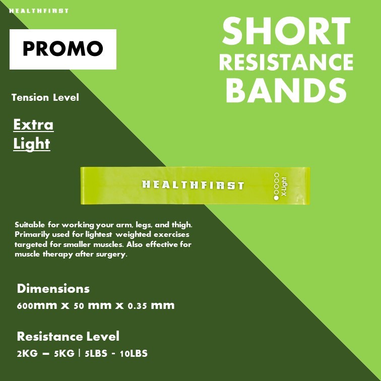 Tali Resistance Loop Band 5in1 Tali Karet Elastis Olahraga Yoga Gym Fitness