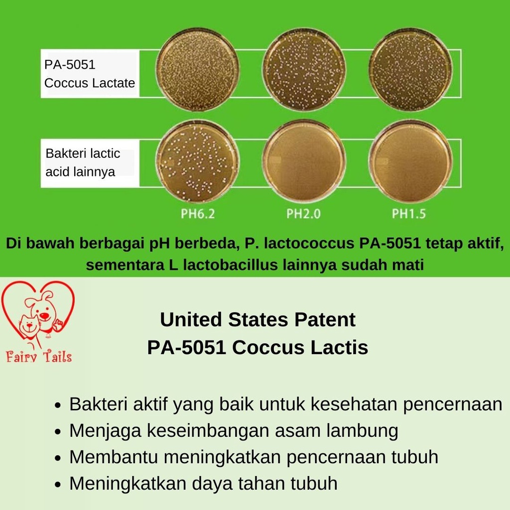 Probiotik Suplemen Bubuk Untuk Anjing Anabul Menyembuhkan Diare dan Konstipasi Ringan Untuk Kesehatan Pencernaan / Probiotic Supplement for Dog