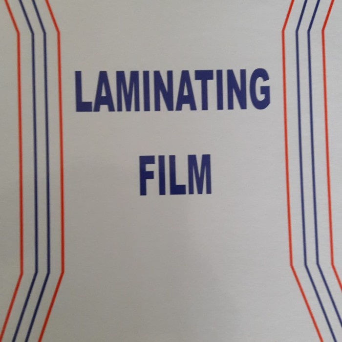 

[[JNT COD]] Plastik Laminating F4 - Laminating Film