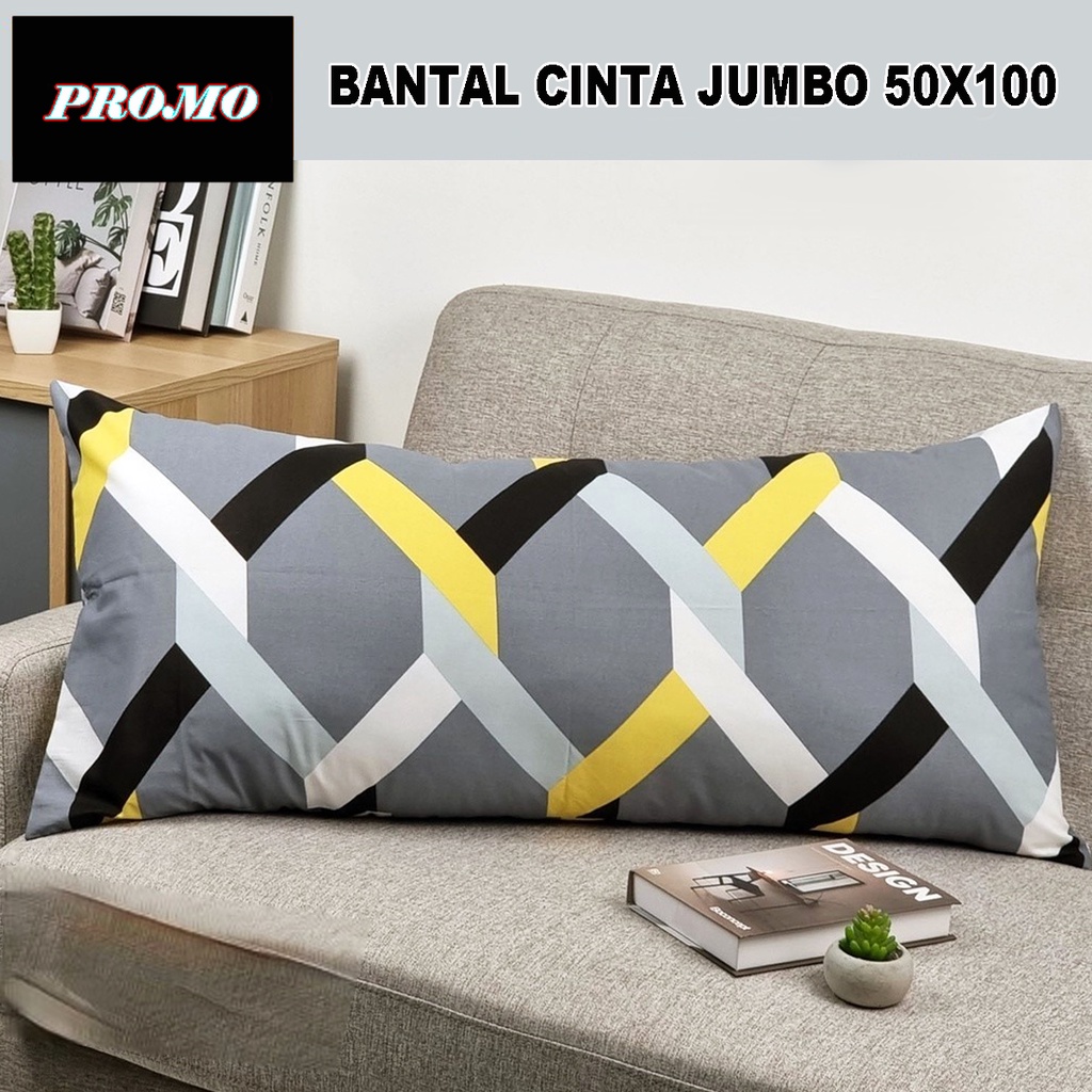 ✅COD Bantal Cinta 50x100 Jumbo Pillow Cushion Dakron Silikon Silicon Premium Perlengkapan Home Decor Dekor Dekorasi Hiasan Kamar Tidur Rumah