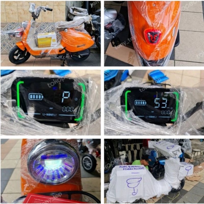 Sepeda Listrik Uwinfly U Winfly RedFish 8 RF8 Redfish8 RF 8 Original