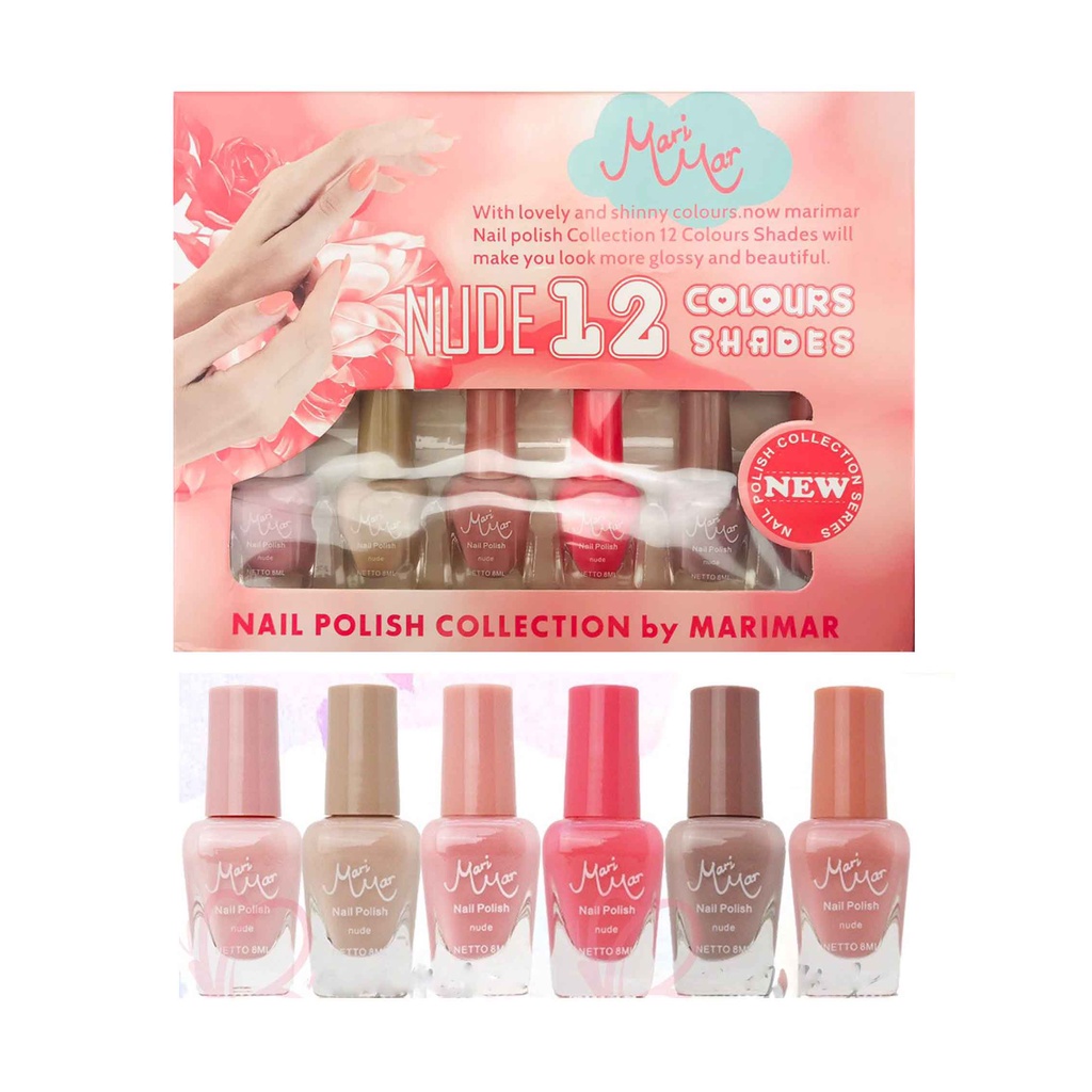 Kutek Mari Mar/ Cat Kuku Nude/ Nail Polish/ 8ml 1pcs