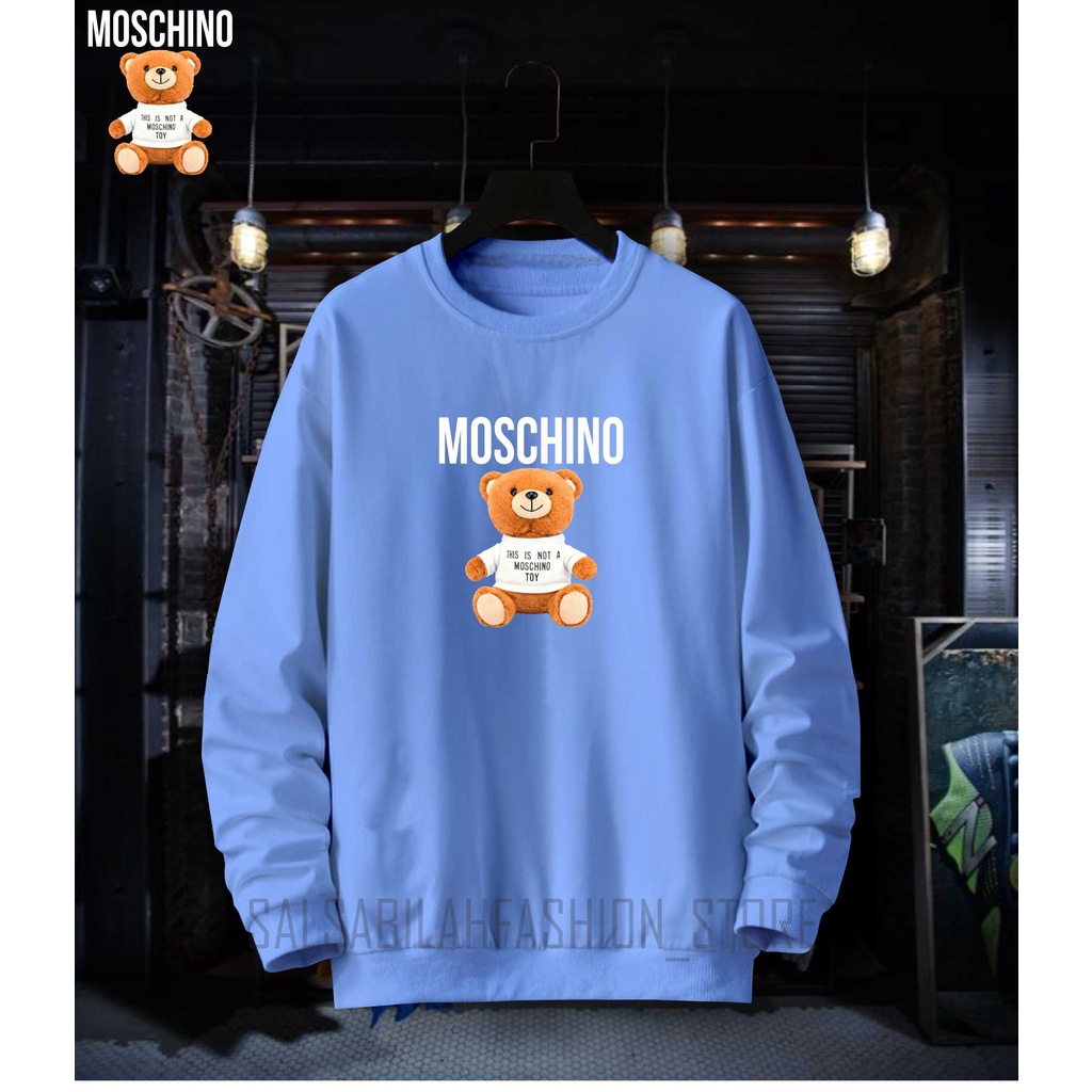 Jaket Sweater crewneck BEAR Best seller pria Wanita text