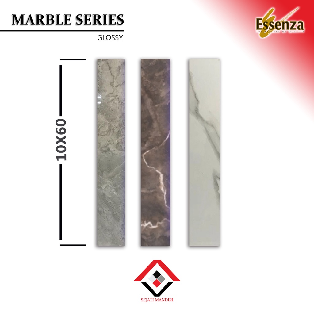 

granit 10x60 - motif marmer - essenza marble series