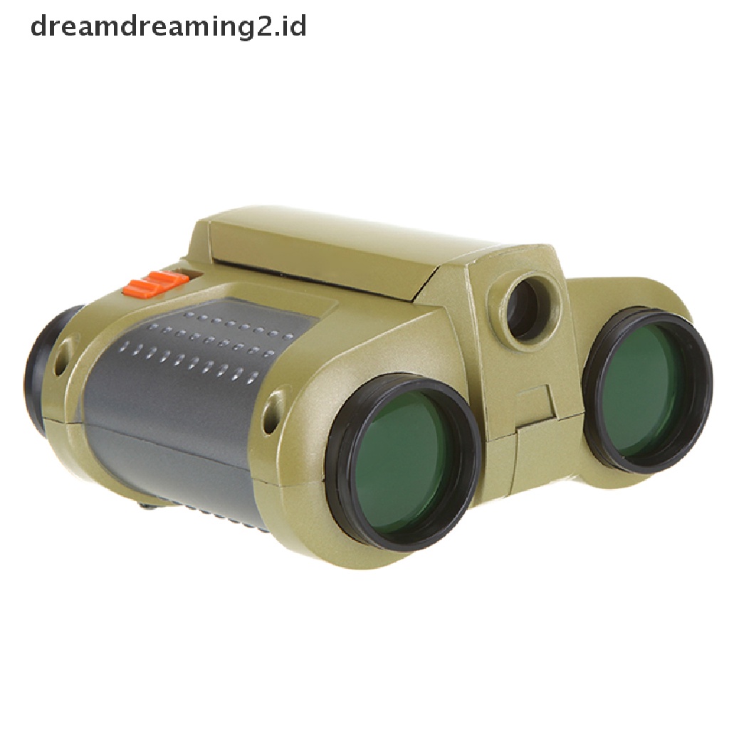 (dream) 4x30mm Night Vision Viewer Pengintai Spy Scope Teropong Pop-up Cahaya Baru.