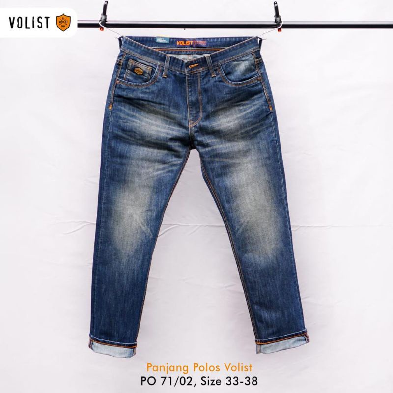 celana jeans cowok panjang VOLIST/ celana jeans panjang denim jumbo(33-38)