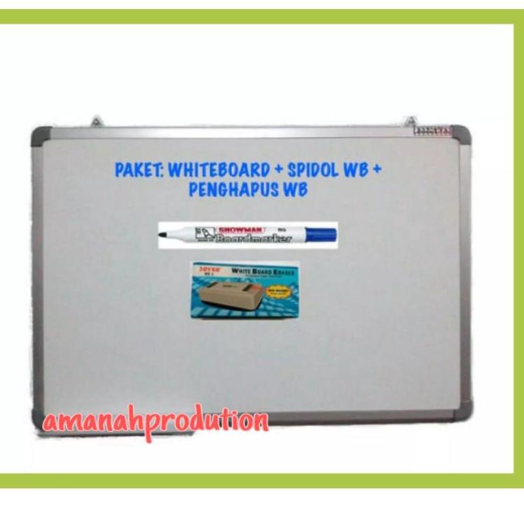 

V24 papan tulis anak / whiteboard 40x60+Spidol+Eraser murah HARGA MURAH ユ