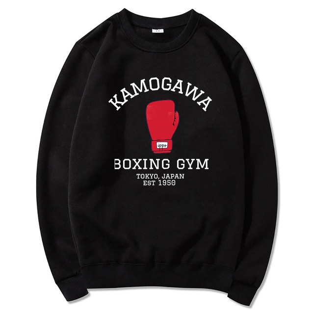 Hoodie Crewneck Hajime Boxing Gym / Sweater Anime / Switer Sweatshirt Japanese Series