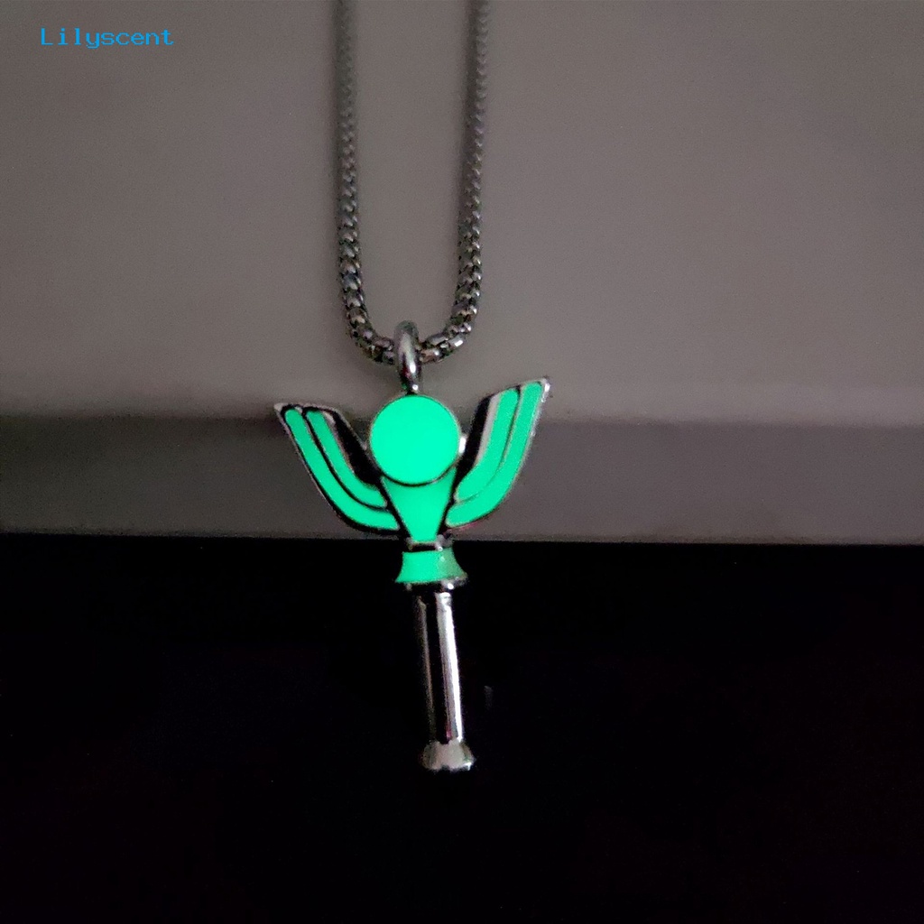 [LS] Unisex Kalung Lucu Kartun Electroplating Geometris Anti Luntur Dekorasi Hadiah Ulang Tahun Luminous Transformer Pendant Necklace Perhiasan Pesta Untuk Pelajar