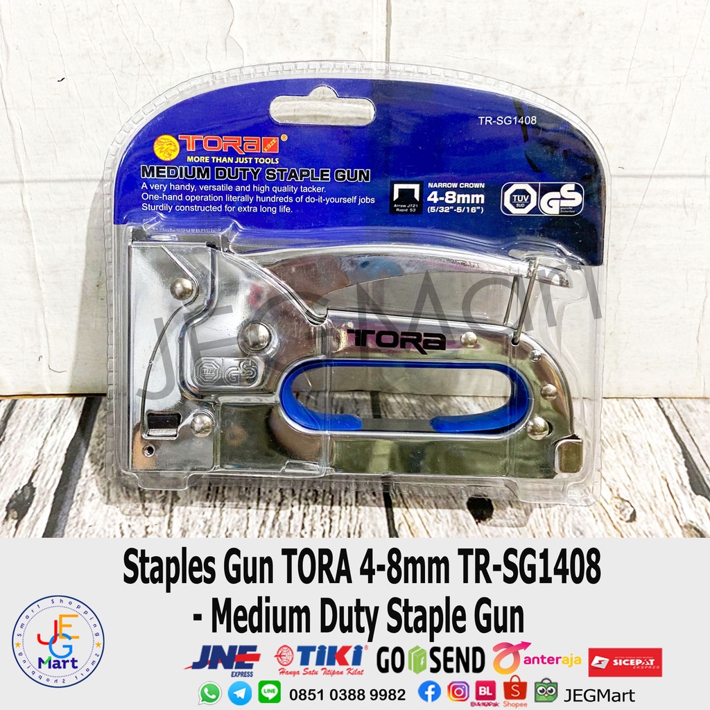 

Staples Gun TORA 4-8mm TR-SG1408 - Medium Duty Staple Gun