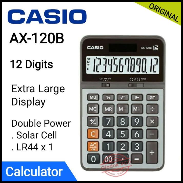 

Casio Kalkulator / Calculator Ax-120B 12 Digits