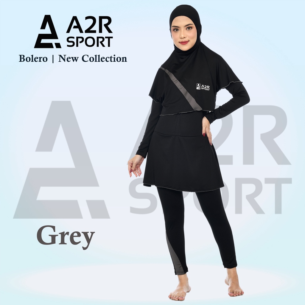 A2R Sport - Bolero Baju Renang Muslim Dewasa hijab set