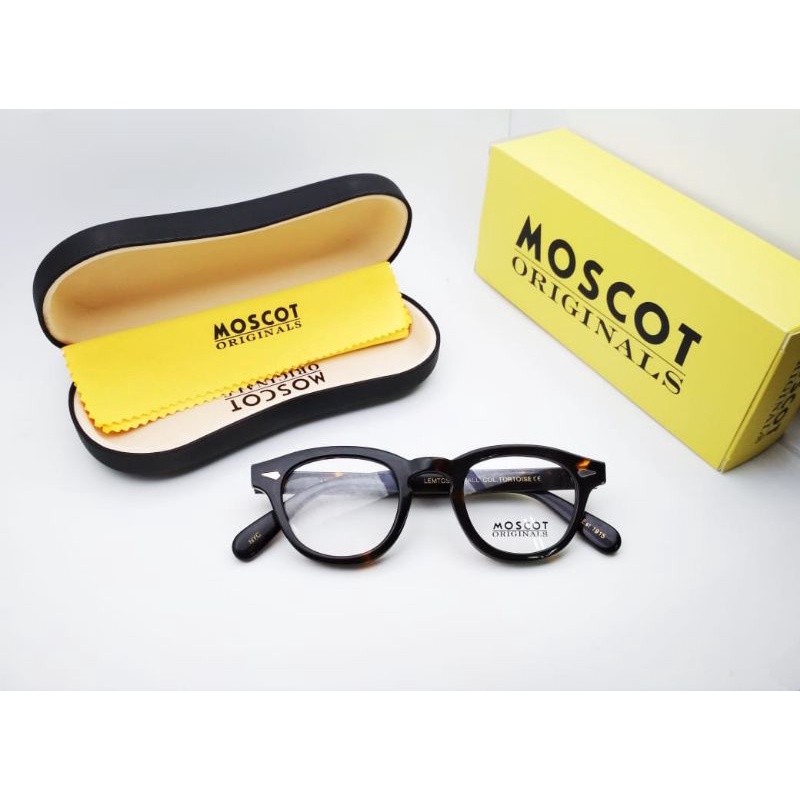 Kacamata Moscot Lemtosh Black Glossy Frame size Small