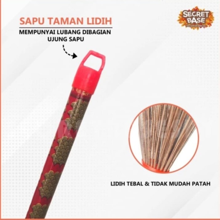 Z08 - Sapu Lidi Taman Halaman Jalanan Tangkai Gagang Panjang OUTDOOR