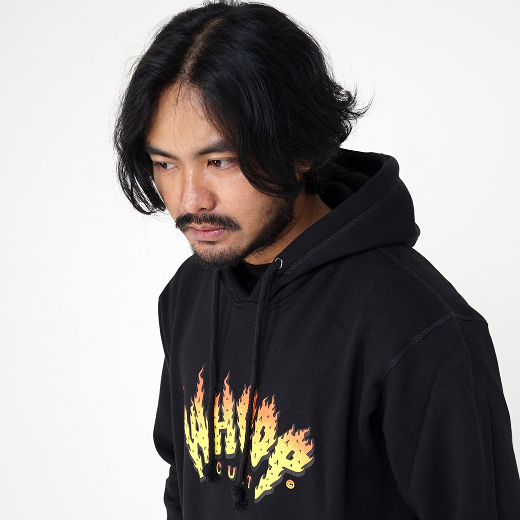 Whoopculture &quot;Flame&quot; Black Hoodie