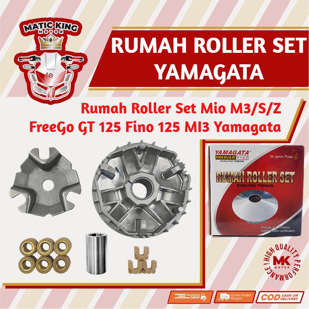 Rumah Roller Set Yamaha Mio M3 S Z Freego Gear Fino X Ride GT new 125 cc Yamagata