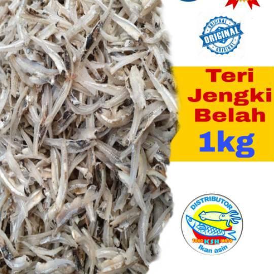 

♚ ikan asin teri jengki belah vip-1kg ➺