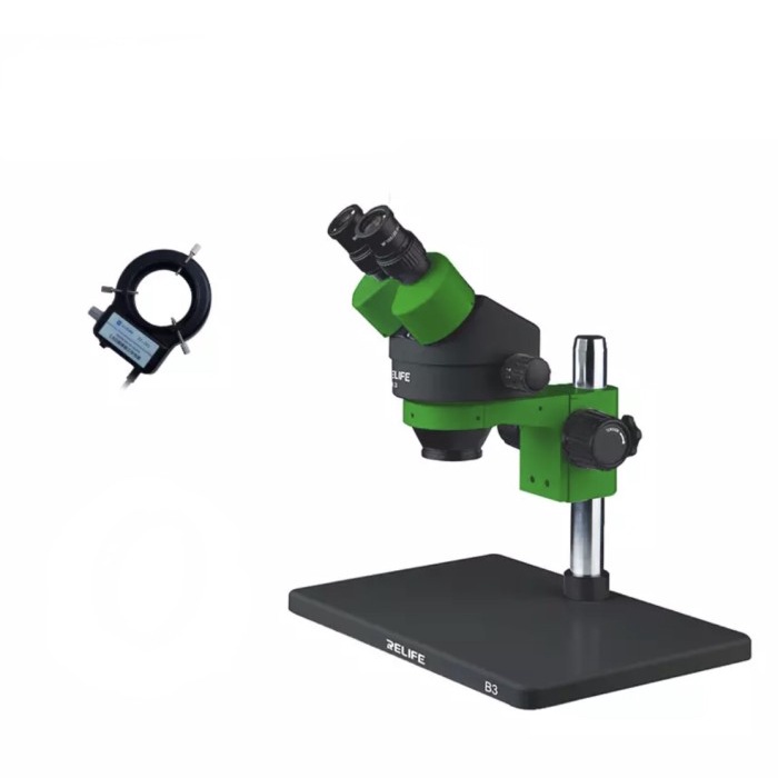 MICROSCOPE MIKROSKOP BINOCULAR RELIFE RL-M3 ZOOM STEREO  LED LAMP - RL-M3-B3 Limited