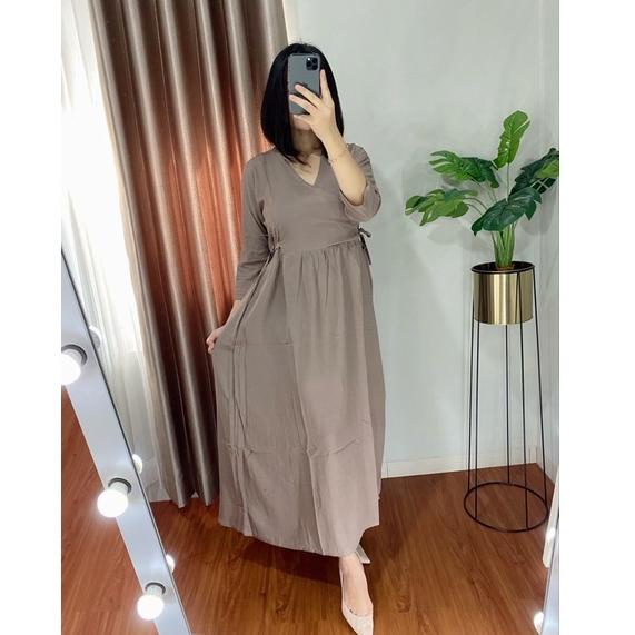 Harga Termurah READY STOCK Kimono Panjang Hijab Frendly Busui Frendly Daster Rayon Kekinian - TERSED