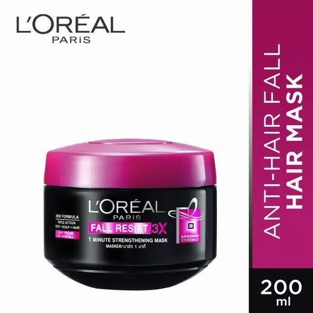 Loreal Paris Masker 200Ml - For Rambut Rusak, Kusam & Rontok