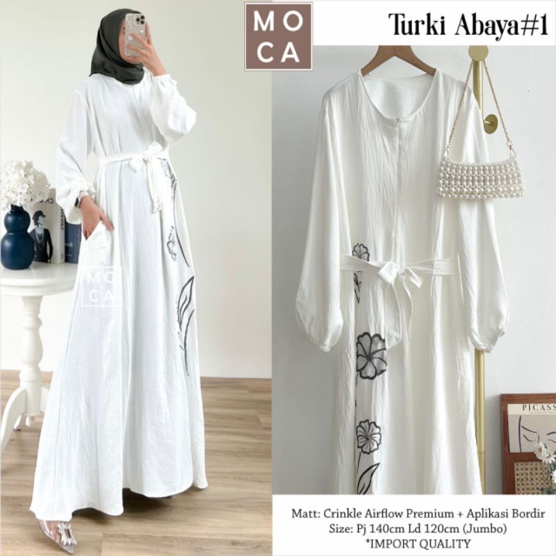 turki abaya#1 original product moca