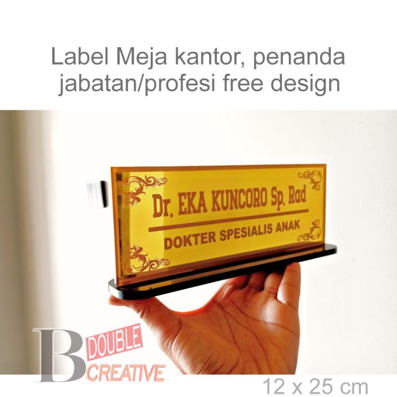 

Label Meja kantor Miror gold mewah