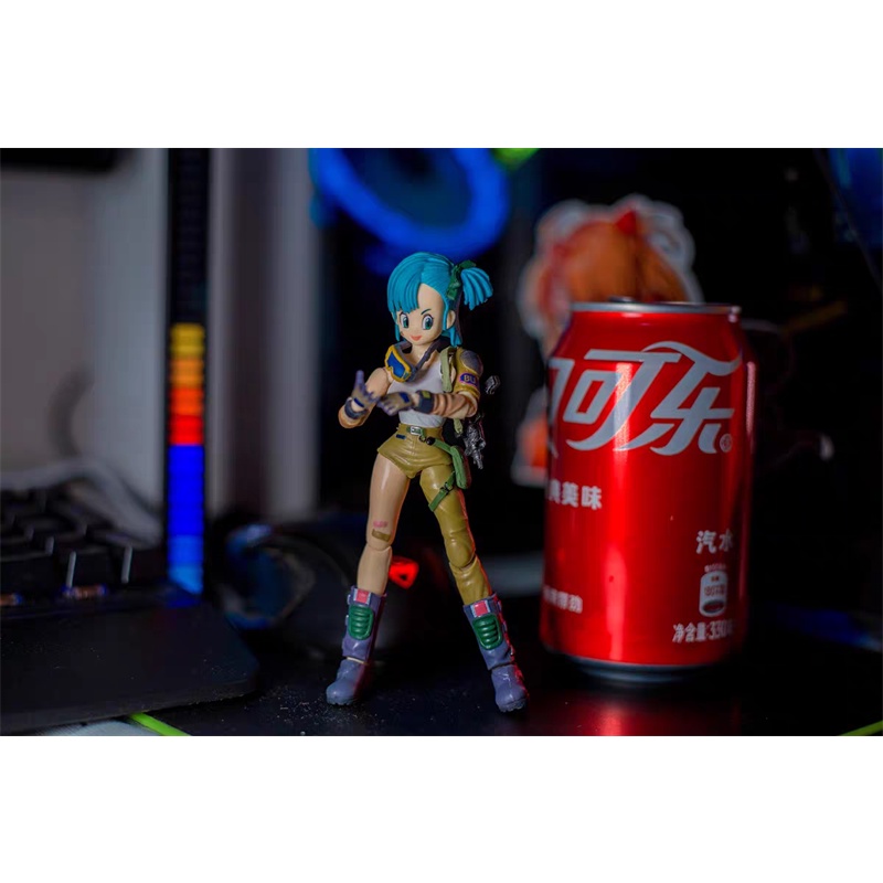 Dragon Ball Anime Action Figure Bulma Mfg Series Shf Soldier Aksesoris Patung Boneka Pvc Model Kolekte Mainan Anak Hadiah Xmas