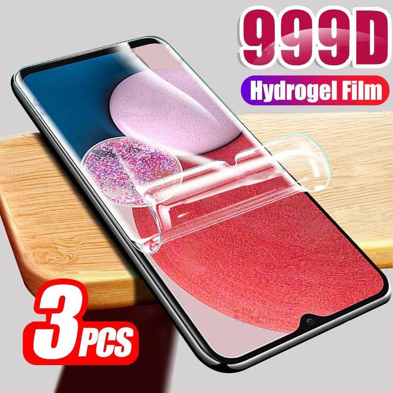 3pcs Untuk Samsung Galaxy A03 A03S A13 A23 A33 A53 A73 Film Pelindung Hidrogel Layar 5G