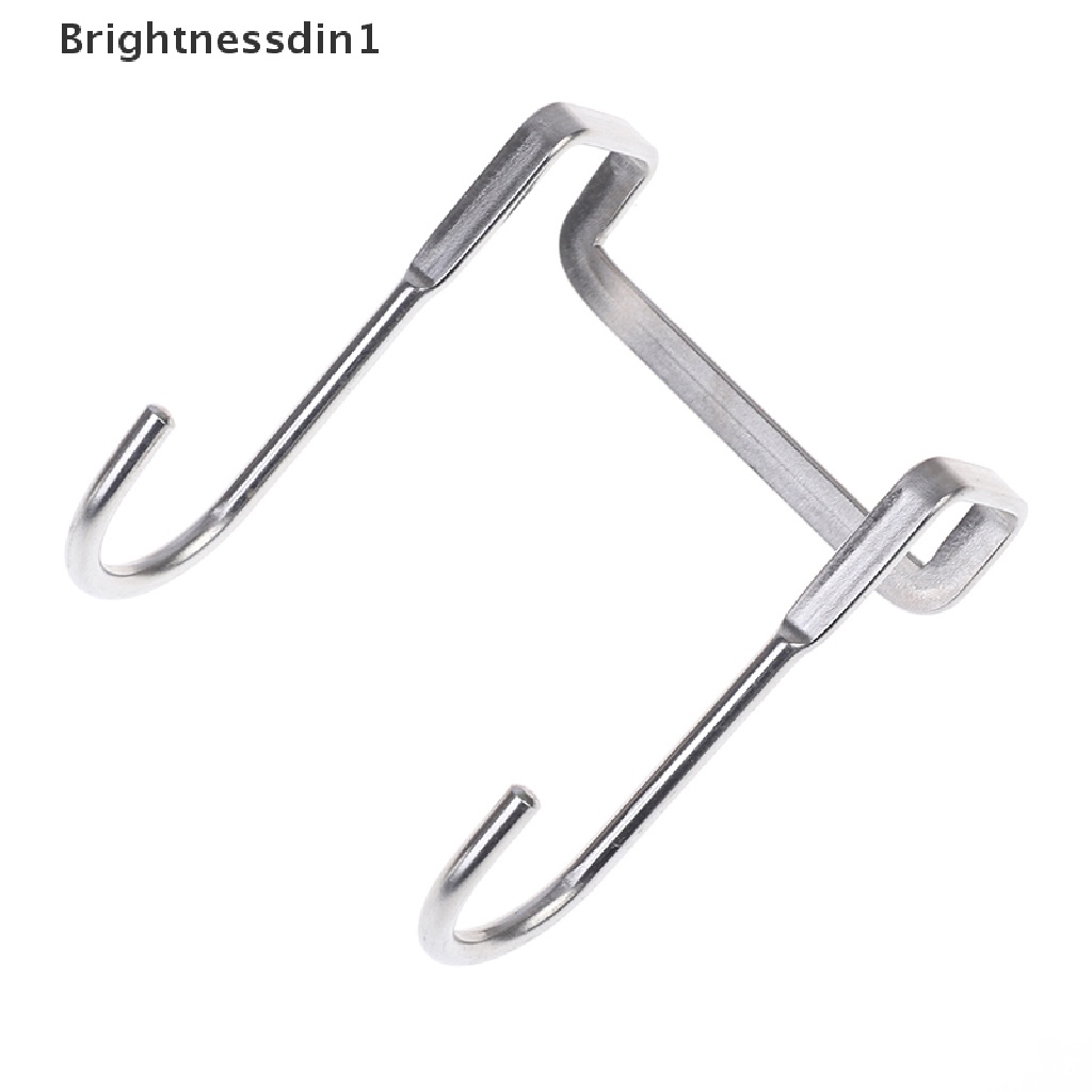 [Brightnessdin1] Stainless steel free punching door Tanpa Jejak Kait S-type door hanger Butik