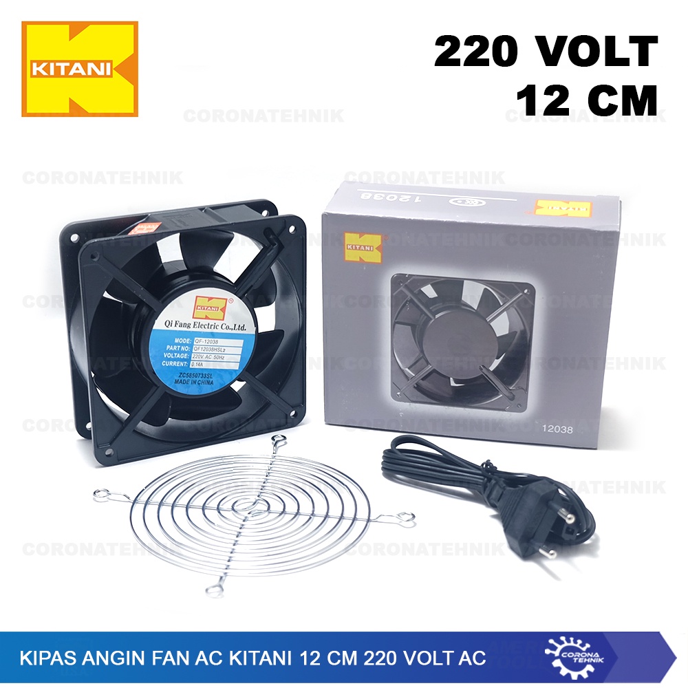 Kitani 12 cm 220 Volt AC Kipas Angin Fan AC