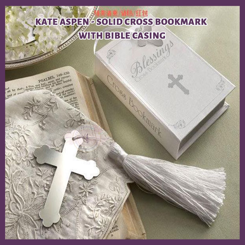 

Terlaris ✨ -Pembatas Buku Bookmark Salib Gift Souvenir Gereja Cross Bible Casing- 2.2.23