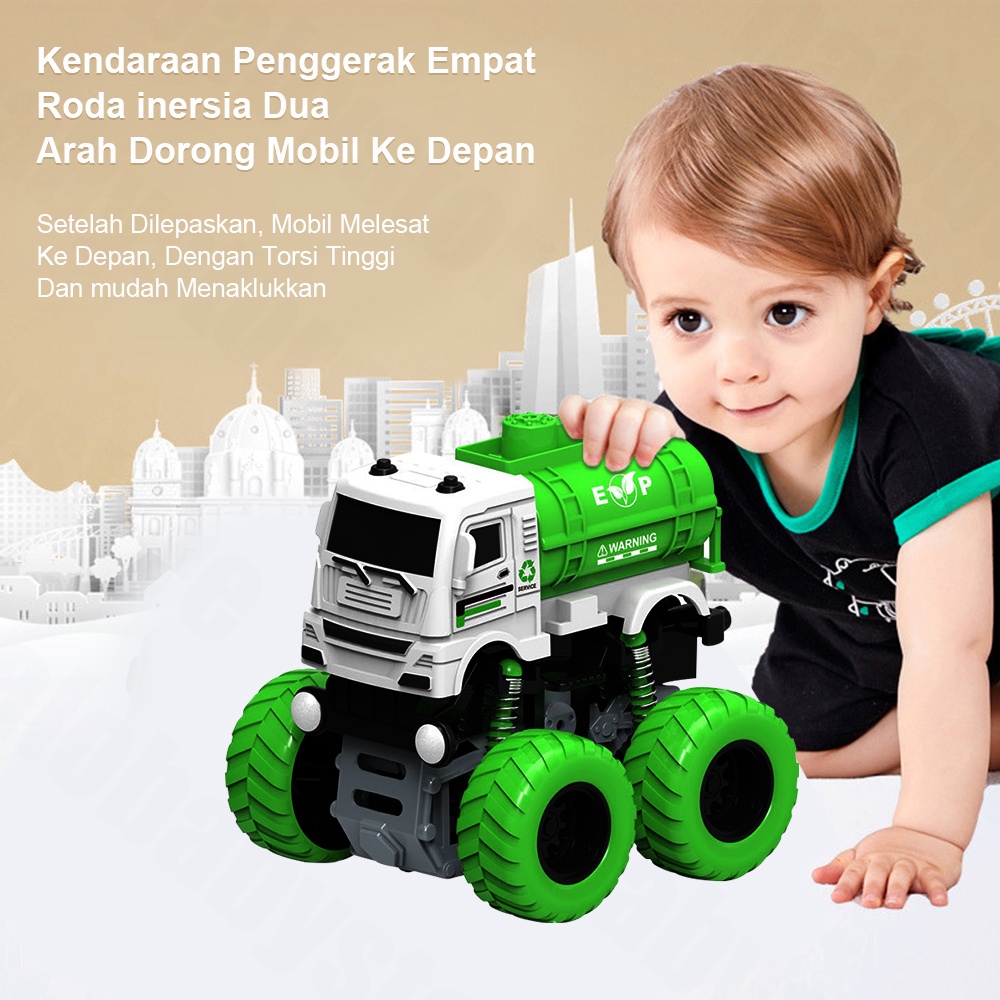 Halo Baby Mobil mainan anak/Mainan inersia Offroad/Mainan Mobil Anak Monster Zap Jip offroad